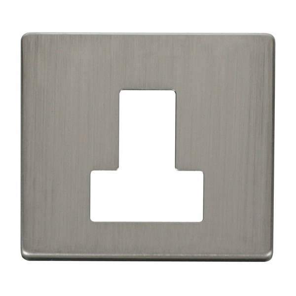 Click SCP251SS Switched Connection Unit Cover Plate - Stainless Steel
