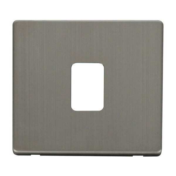 Click SCP422SS 20A DP Switch Cover Plate - Stainless Steel