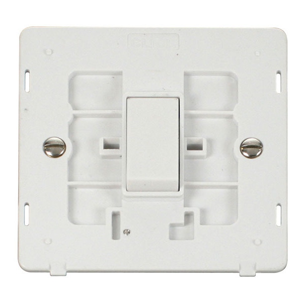 Click SIN011PW 10AX 1 Gang 2 Way Switch Insert - White