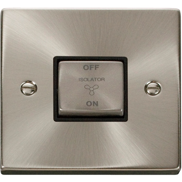 Click VPSC520BK 10A 1 Gang ‘Ingot’ 3 Pole Fan Isolation Switch