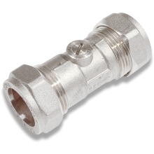 Comap 15mm Isolating Valve Chrome Plated