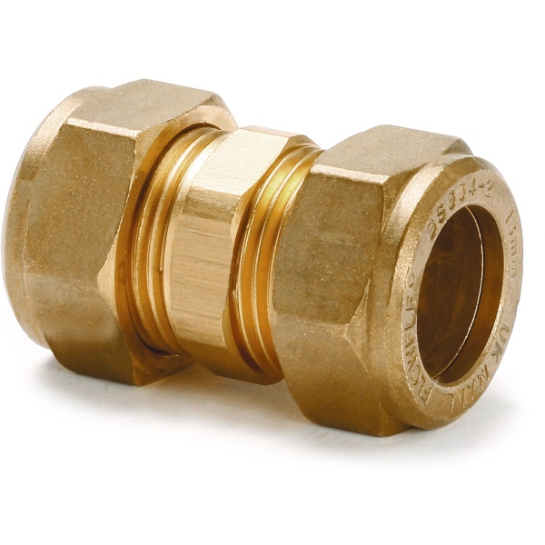 22MM X 15MM C X C COMPRESSION REDUCED STRAIGHT COUPLER 