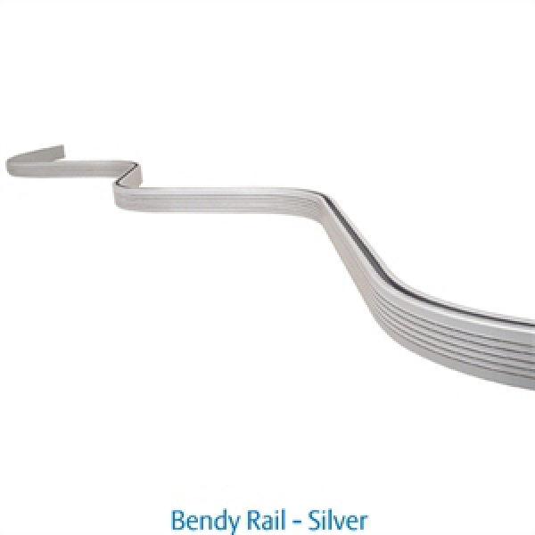 Croydex 2.5m Bendy Rail White