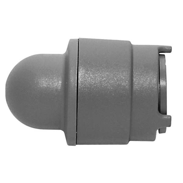 Polyplumb Demountable Socket Blank End Grey 22mm