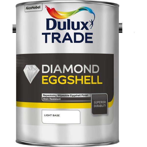 Dulux Trade Diamond Q/D Eggshell Mixed L/Base 5ltr