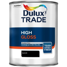 Dulux Trade High Gloss Black 1ltr