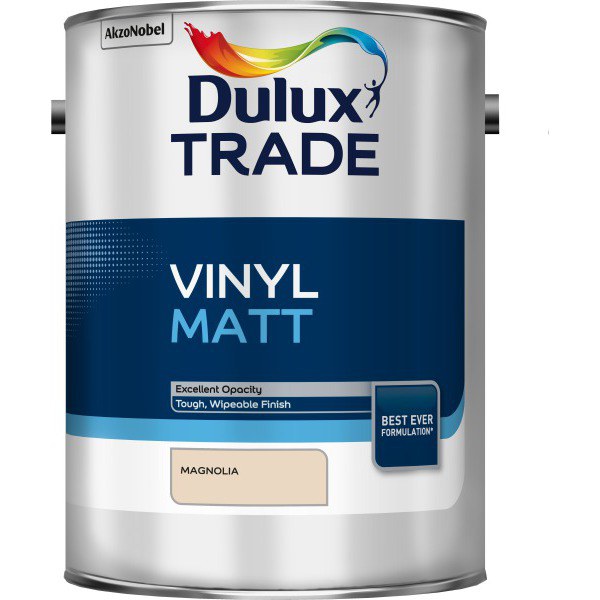 Dulux Trade Vinyl Matt Magnolia 5ltr