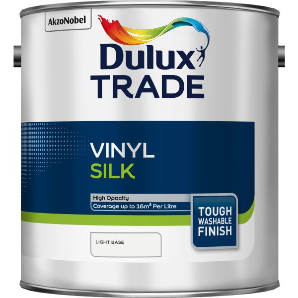 Dulux Trade Vinyl Silk Mixed Light Base 2.5ltr