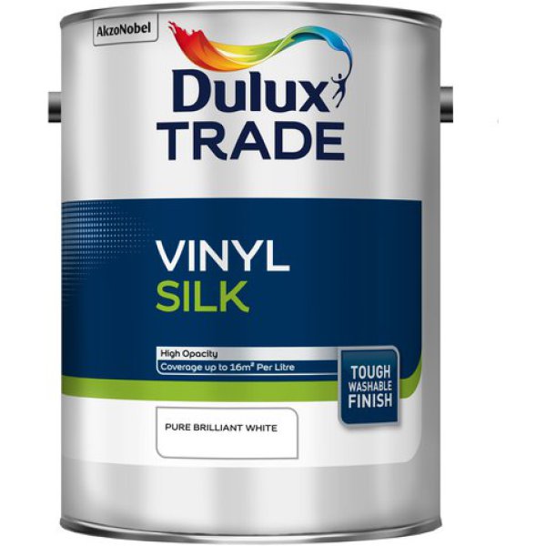 Dulux Trade V/Silk Pure Brilliant White 2.5ltr