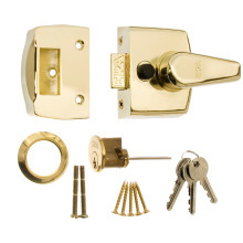 ERA 40mm Rep F/Door Lock Clam Brass