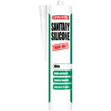 Evo-Stik Sanitary Silicone Sealant White C20 