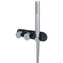 Feeling Round Hori Dual Therm Concealed Shower Valve