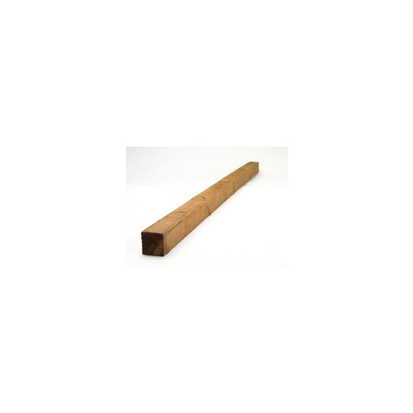 Fence Post Treated Brown 100 x 100 x 2400mm