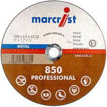 Marcrist 850 Metal Cutting Disc 2.5x22.23x230mm Flat