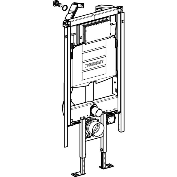 GEBE WC FRAME 1.12M & UP320 CISTERN