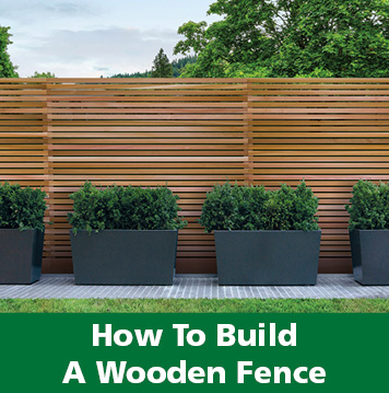 How to build a wooden fence
