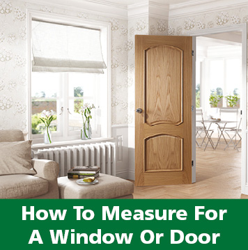 How to measure for a window or door