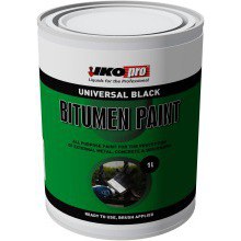 IKOpro Black Bitumen Paint 1L 