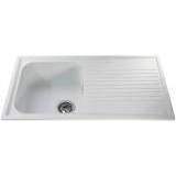 AS1WH Inset asterite single bowl sink