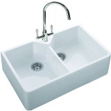 Double Bowl Ceramic Sink