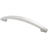 Satin Nickel Grooved Bow Handle