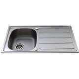 KA30SS Inset compact single bowl sink