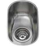 KCC21SS Undermount curved single bowl sink