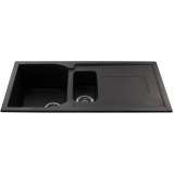 KG72BL Composite one and a half bowl sink