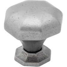 Natural Iron fluted Knob and Backplate