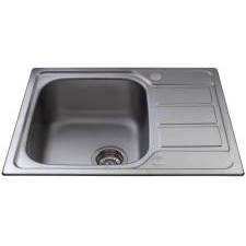 KA55SS Inset single bowl sink with mini drainer