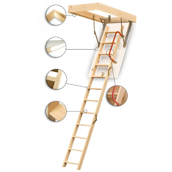 Keylite Loft Ladder KYL 05 - 600 x 1200 x 2800