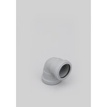 Marley 40mm 90 Degree Bend Push Fit Waste Grey