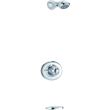 Mira Excel Built in Valve with fixed Showerhead Chrome