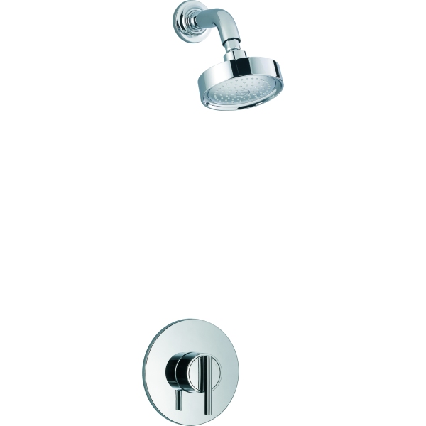 Mira Silver Built in Valve with fixed Showerhead Thermostatic Mixer Shower Chrome