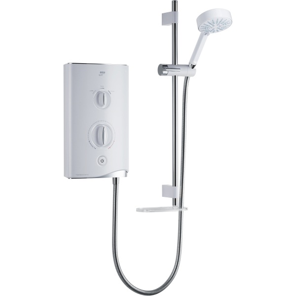 Mira Sport Thermostatic Electric Shower 9.0kw White/Chrome