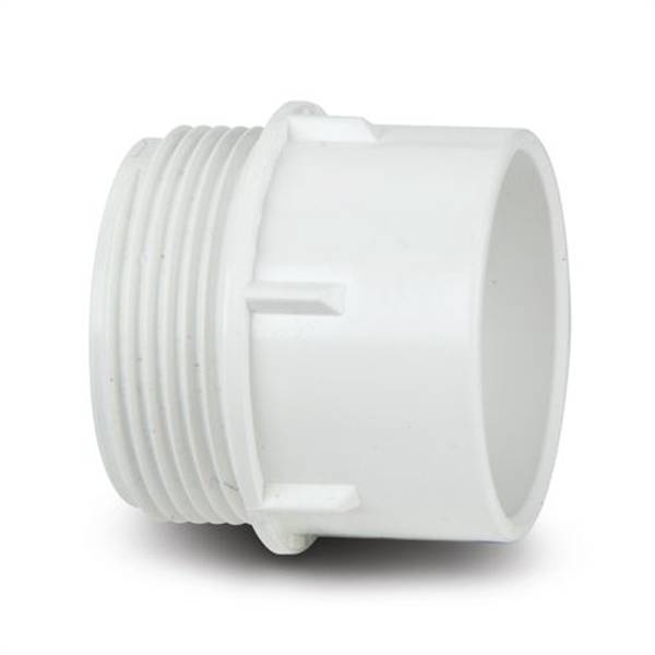 MUPVC Waste Male BSP Connector White 40mm 