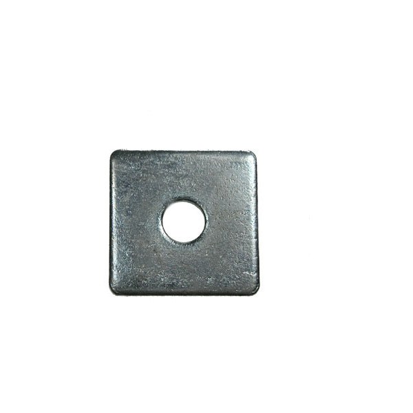 OJ Square Plate Round Hole Washers BZP - Small Bag - 50x50x3x16