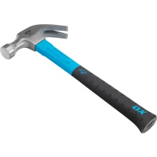 OX Tools Fibreglass Handle Claw Hammer 16oz