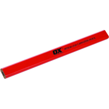 OX Tools Medium Red Carpenter Pencils 10 Pack