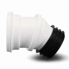 Pan Connector Adjustable White 110mm