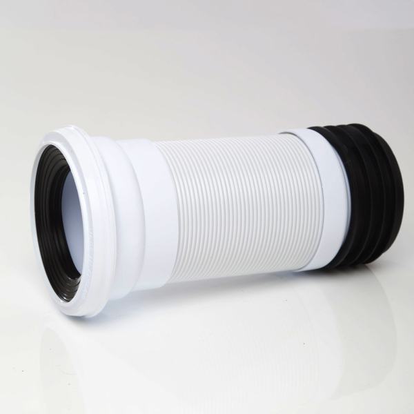 Polypipe Kwickfit Flexible Pan Connector 300-600mm