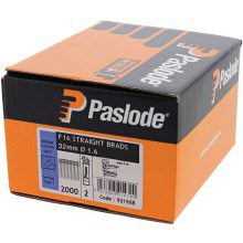 Paslode Straight Brad Fuel Pack F16 x 32mm Galvanised (Qty 2000) With 2 Fuel Cells For IM65