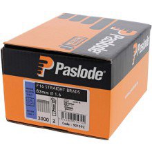 Paslode Straight Brad Fuel Pack F16 x 63mm Galvanised (Qty 2000) With 2 Fuel Cells For IM65