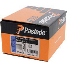 Paslode Straight Brad Fuel Pack F16 x 38mm Galvanised (Qty 2000) With 2 Fuel Cells For IM65