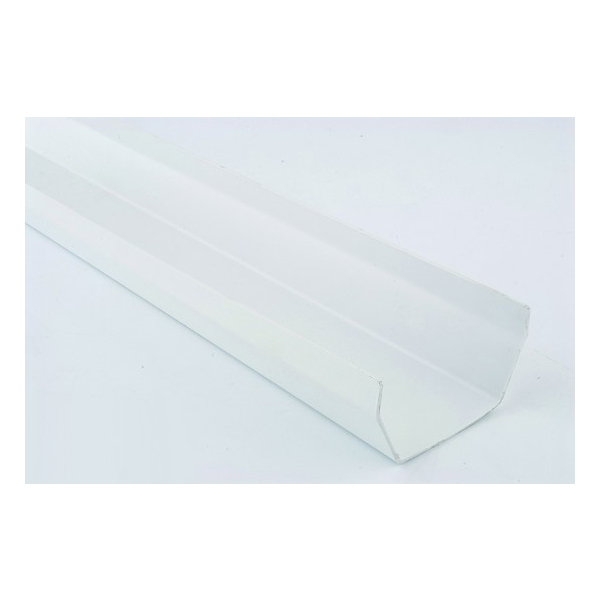 Polypipe 112mm x 4m Square Gutter White