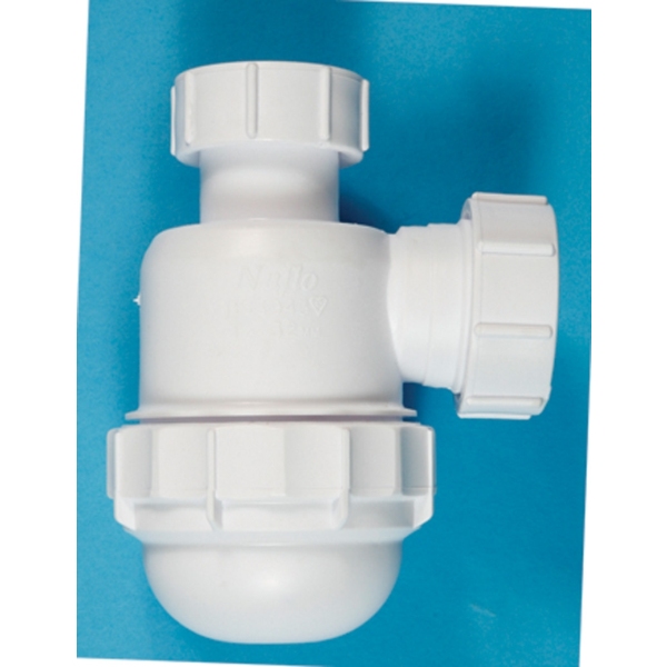 Polypipe 32mm Bottle Trap Seal White 38mm