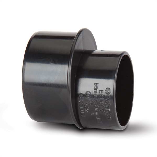 Polypipe Solvent Waste Reducer ABS 50mm x 40mm Black