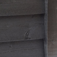 Pre-Painted Rebated Featheredge Cladding Black 32x175mm x 4.3m