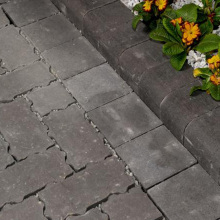 Radial Drivestyle Kerb Bullnose Charcoal