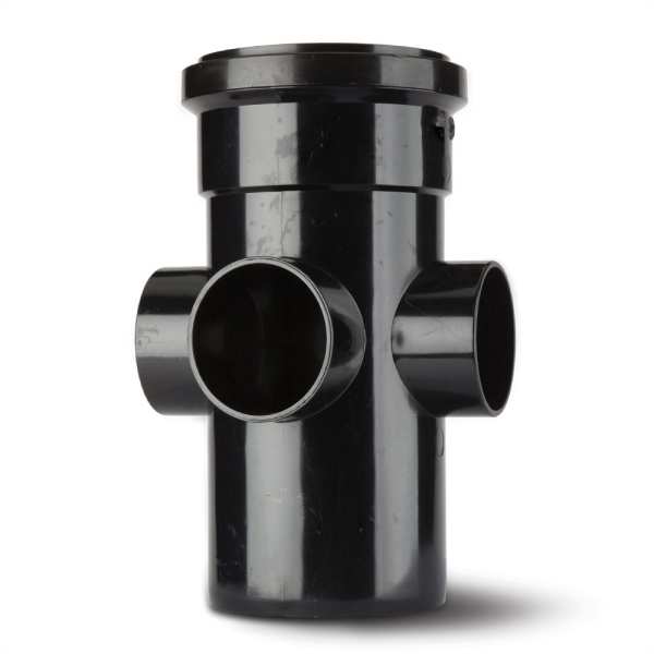 Polypipe Soil Boss Pipe 110mm Black